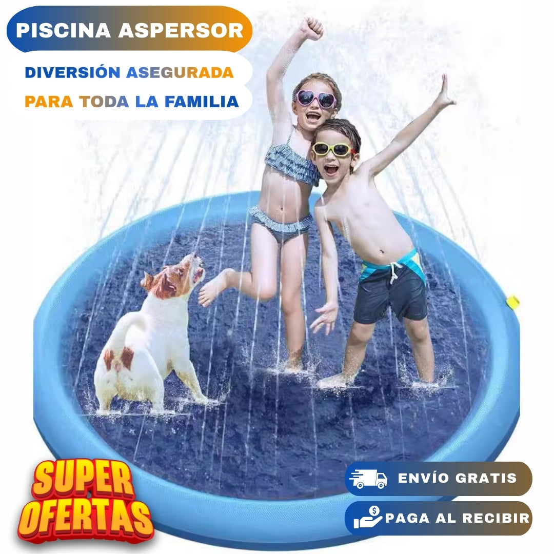ASPERSOR PISCINA ANTIESTRÉS PARA MASCOTAS🐕