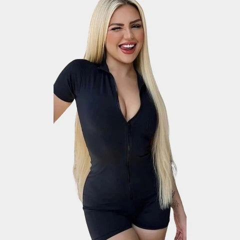 Enterizo corto manga corta SupplexFit