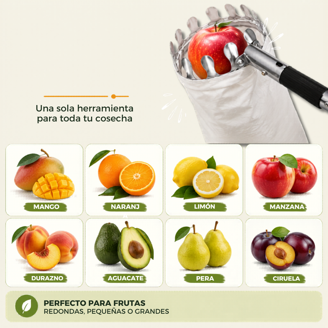 🍎 Cesta Recolectora de Frutas: Cosecha Fácil y sin Caídas