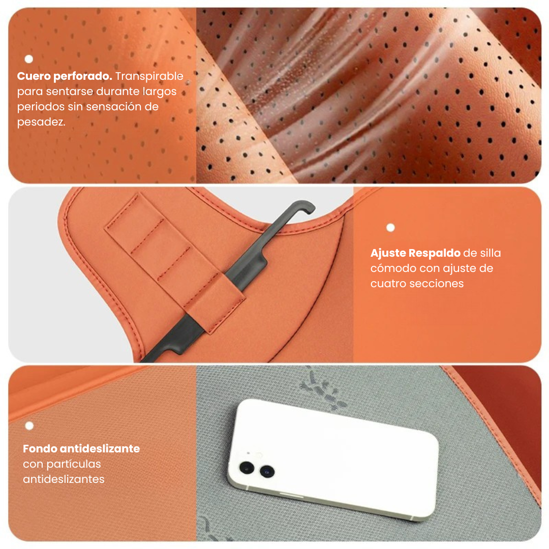 ErgoTravel™ Espaldar de soporte duradero + Cojín🚘