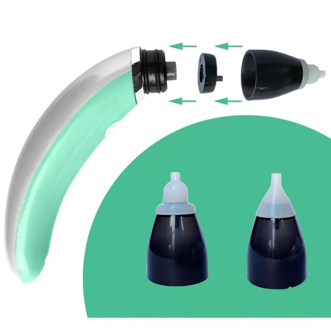 👩👦ASPIRADOR NASAL ELÉCTRICO: Succión suave y segura para el alivio inmediato de tu bebé