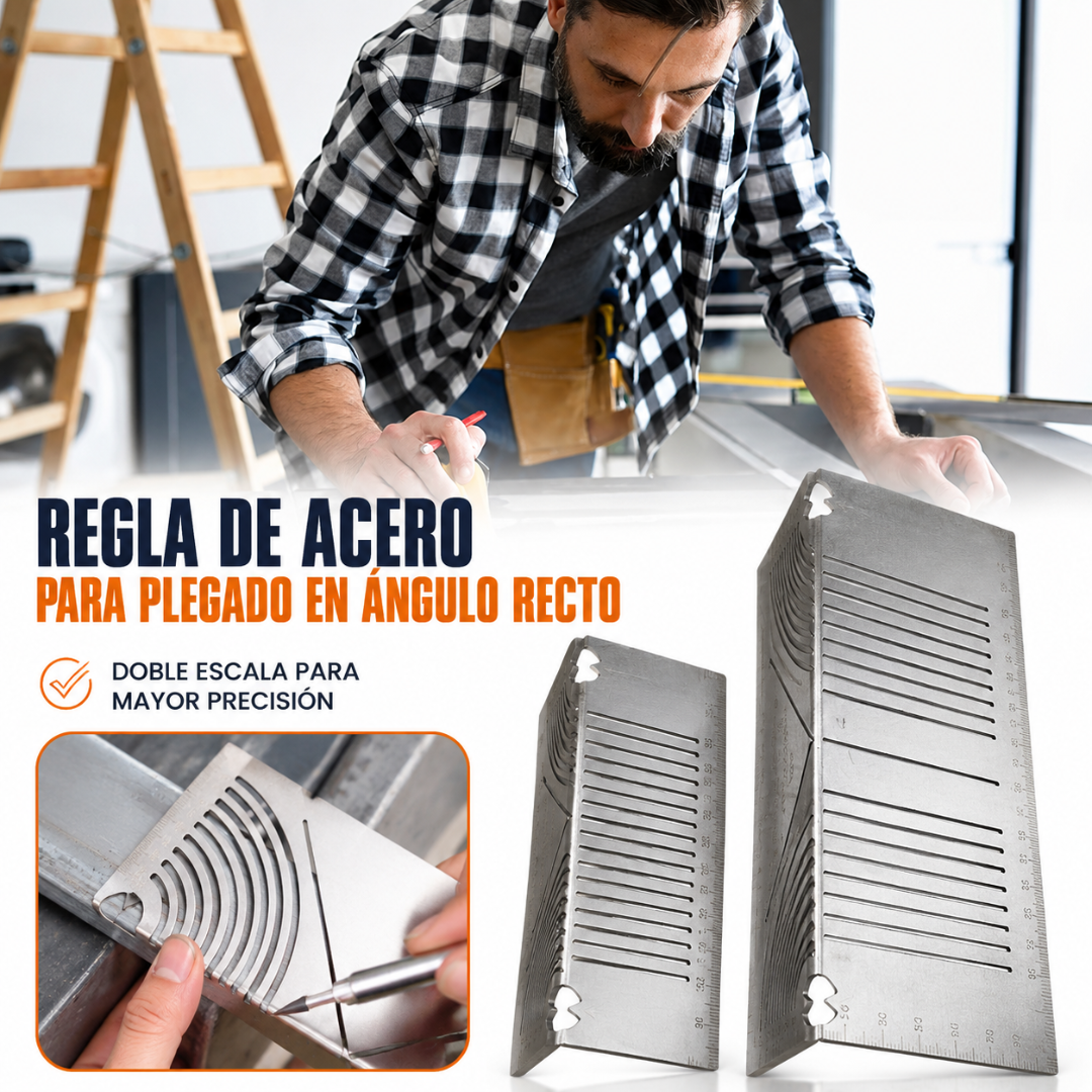 📐 Regla de Marcado Multidireccional: Precisión 3 en 1