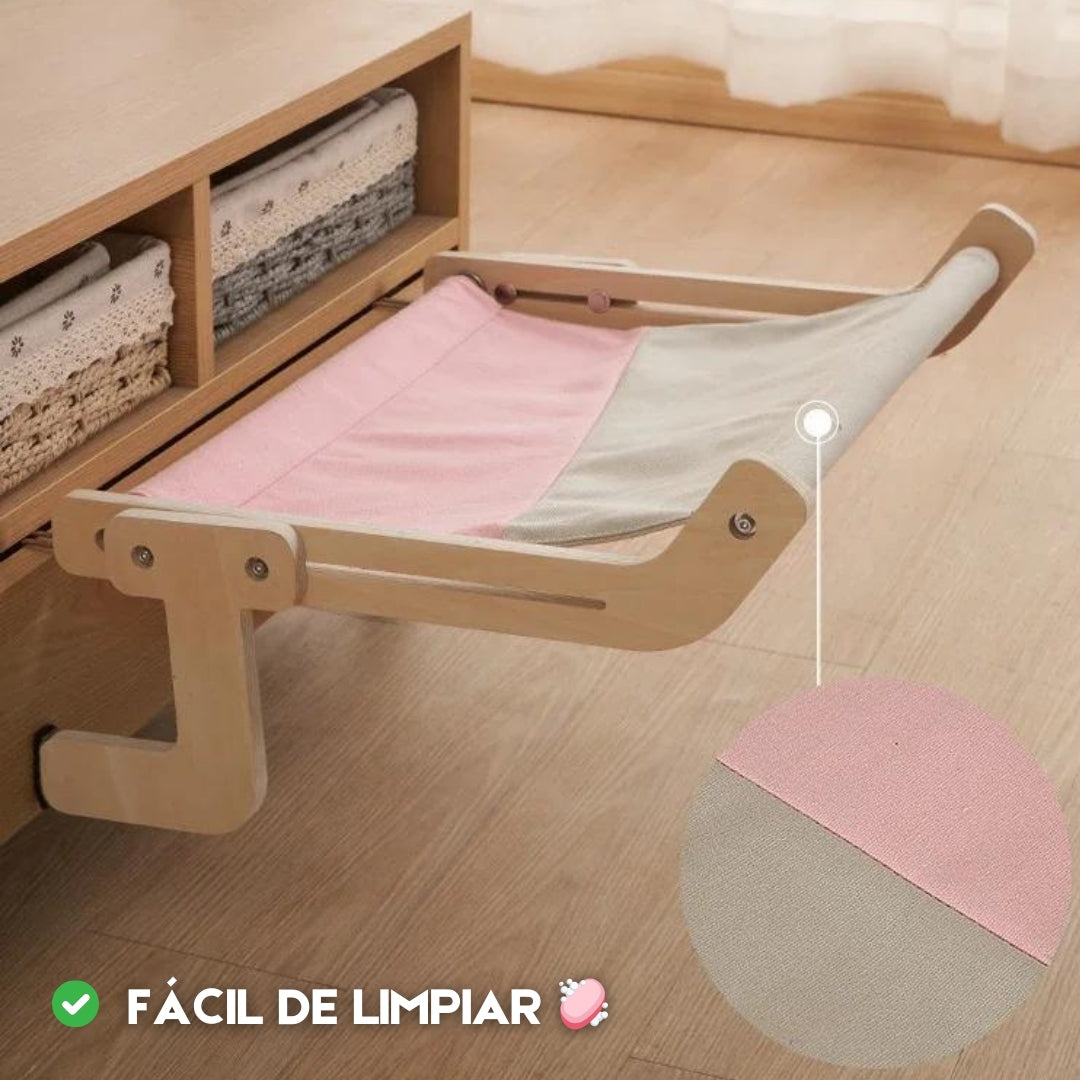 CAMA COLGANTE PARA GATOS: EL LUGAR FAVORITO DE TU MICHI