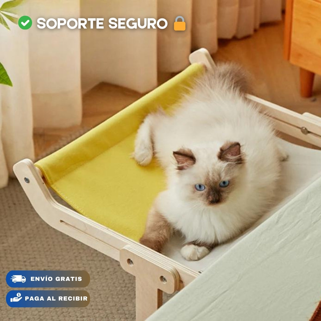 CAMA COLGANTE PARA GATOS: EL LUGAR FAVORITO DE TU MICHI