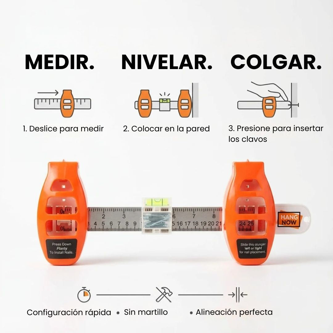 🖼️ Dispositivo para Colgar Cuadros HangNow™ Premium