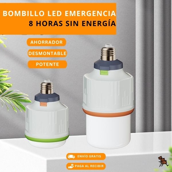 Bombillo LED de emergencia para corte de energía💡
