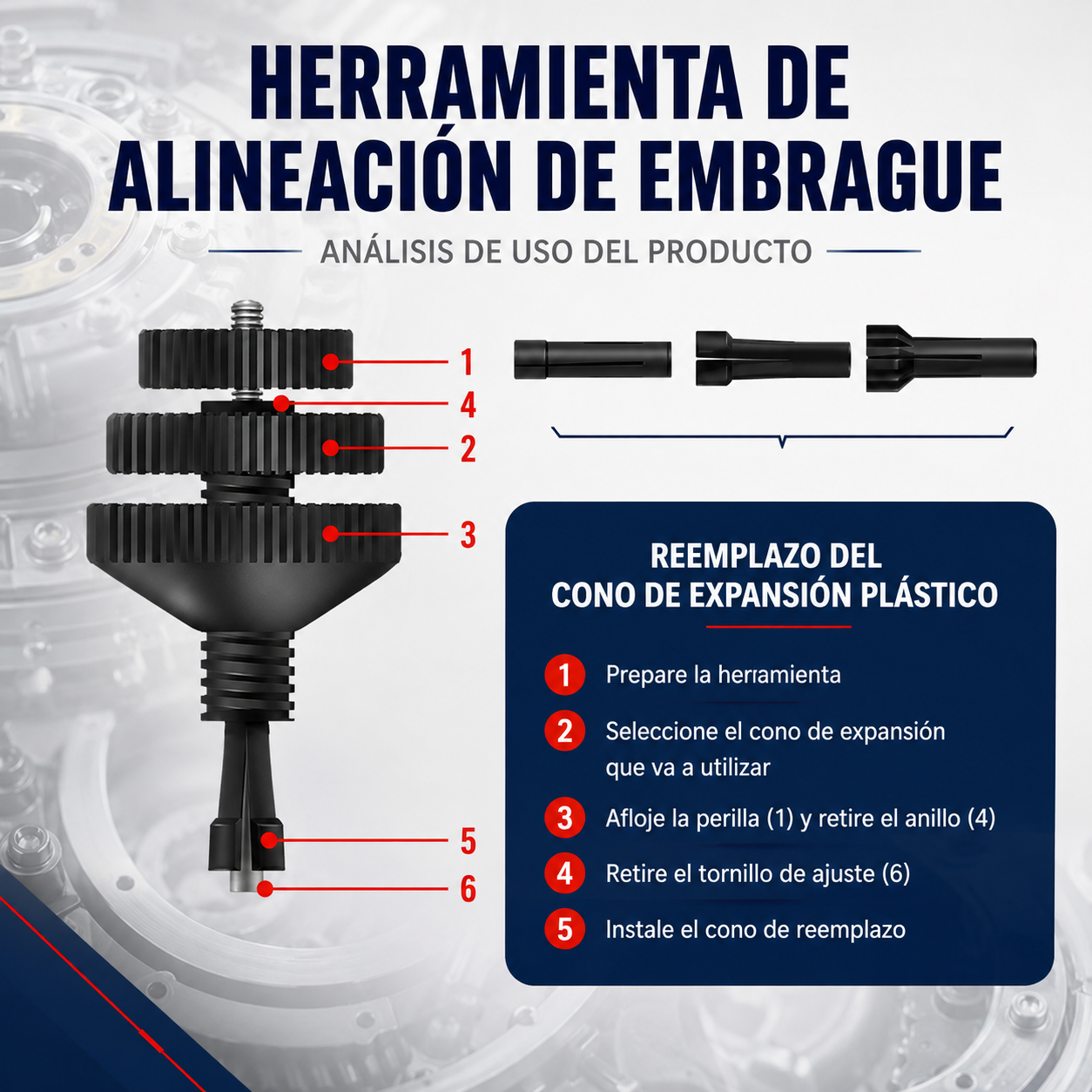 Herramienta de Alineación Universal de Embrague🧰⚙️