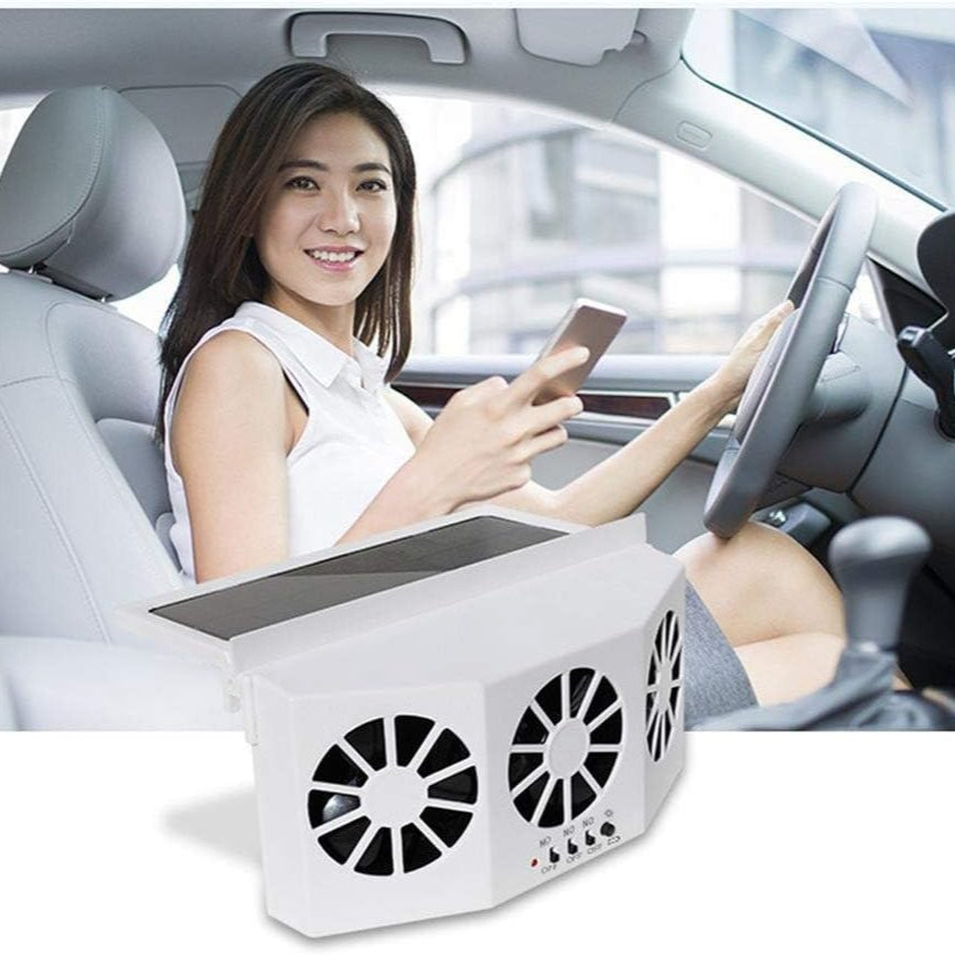 Ventilador solar automático para carro🚗💨