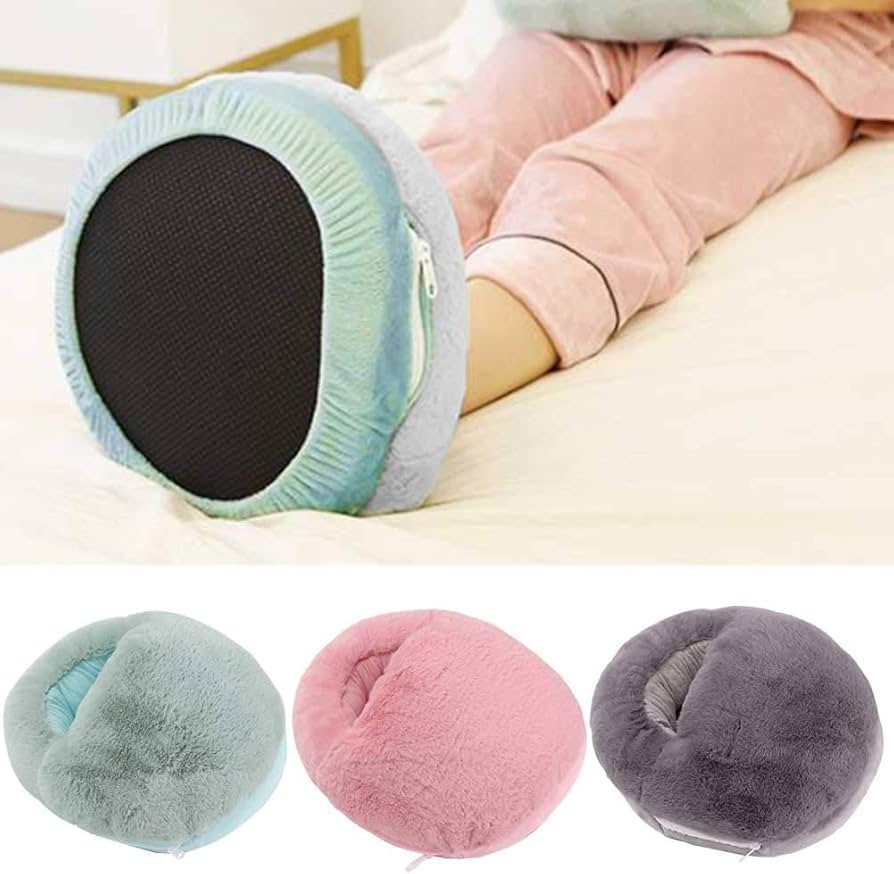 CALENTADOR DE PIES ELÉCTRICO DE PELUCHE RECARGABLE POR USB 🌟