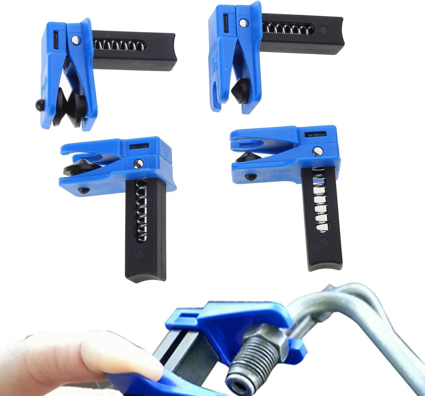 Abrazaderas de tapón de línea de fluidos (SET 4 UNIDADES)