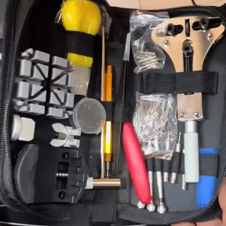 Kit Profesional de Reparación y Mantenimiento de Relojes + 151 Piezas 🛠️