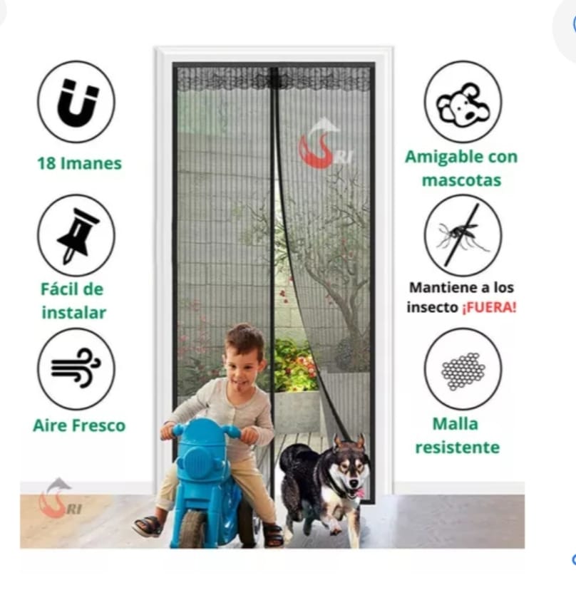 InsectSafe® Cortina magnética anti insectos