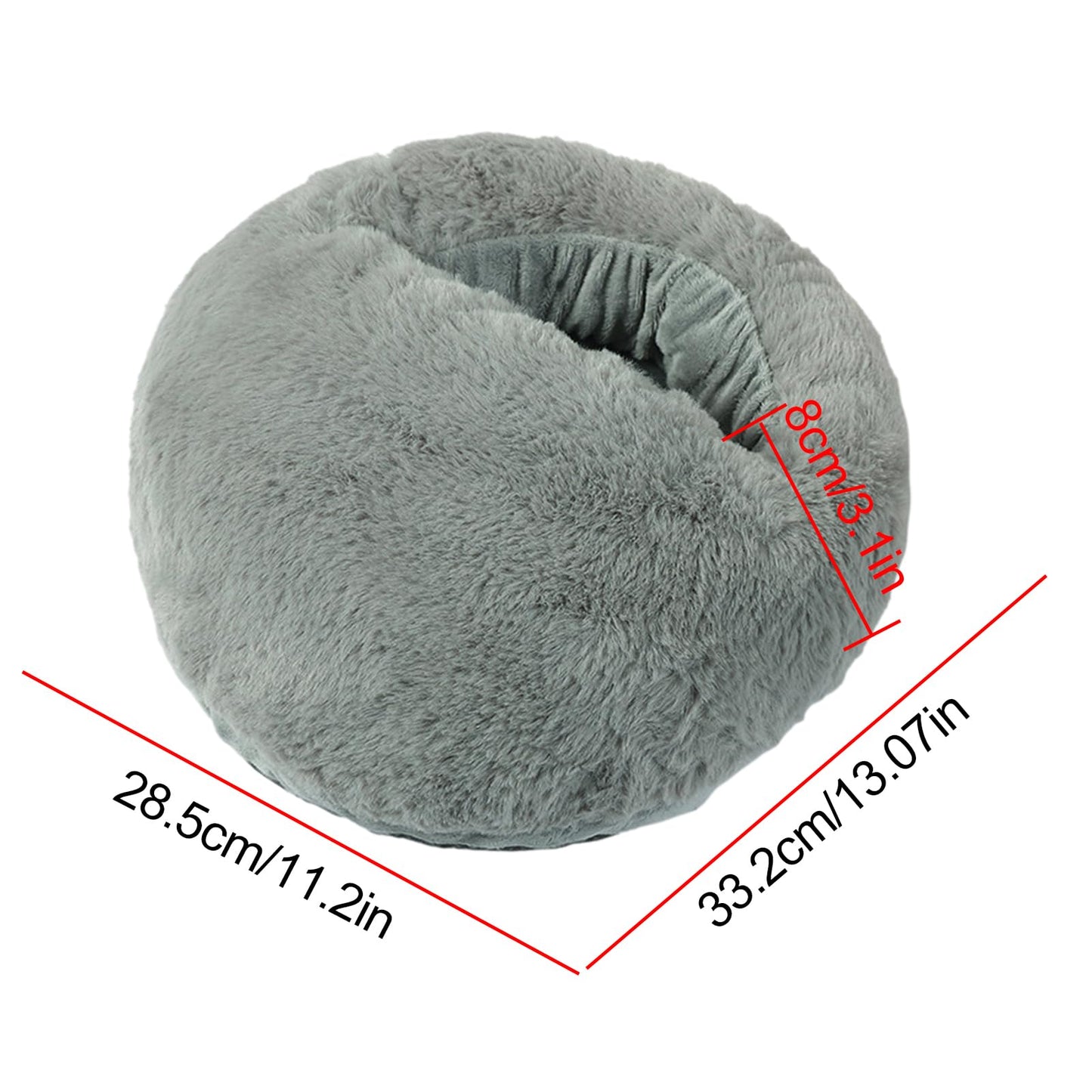 CALENTADOR DE PIES ELÉCTRICO DE PELUCHE RECARGABLE POR USB 🌟