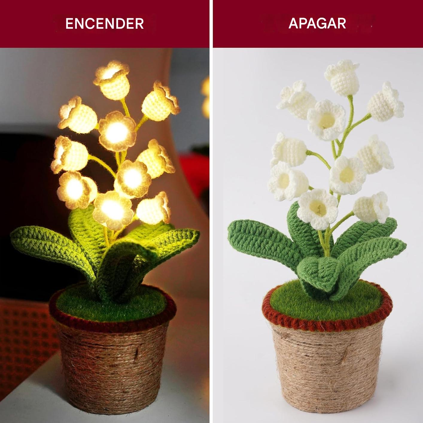 Lámpara de lirios crochet Lily Bloom™ – Encanto que ilumina