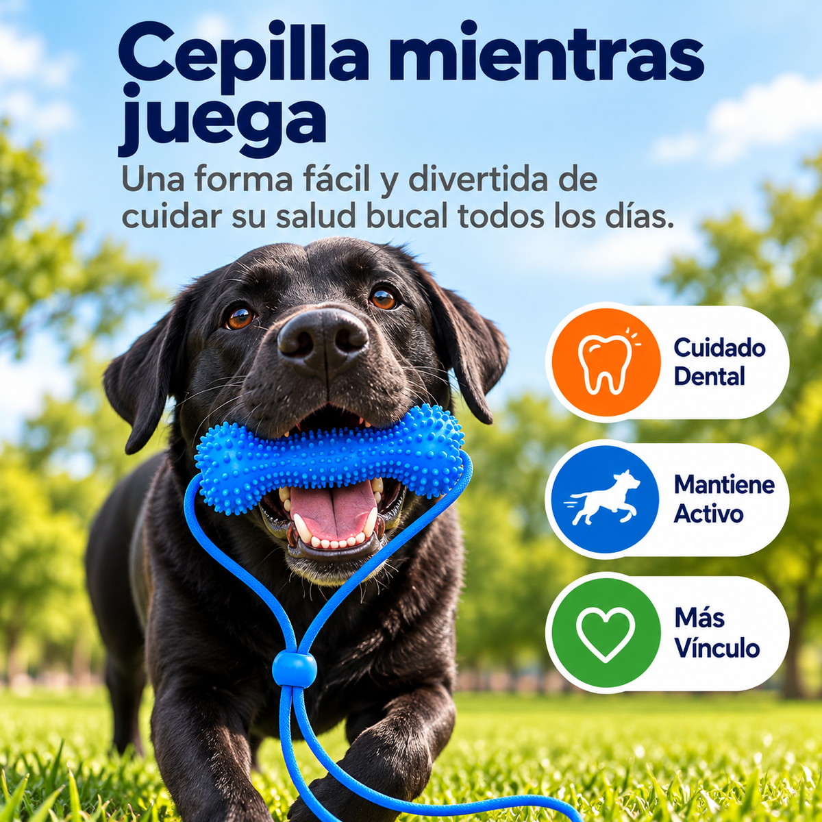 Accesorio Dental de Doble Acción para Perros 🐶🦷