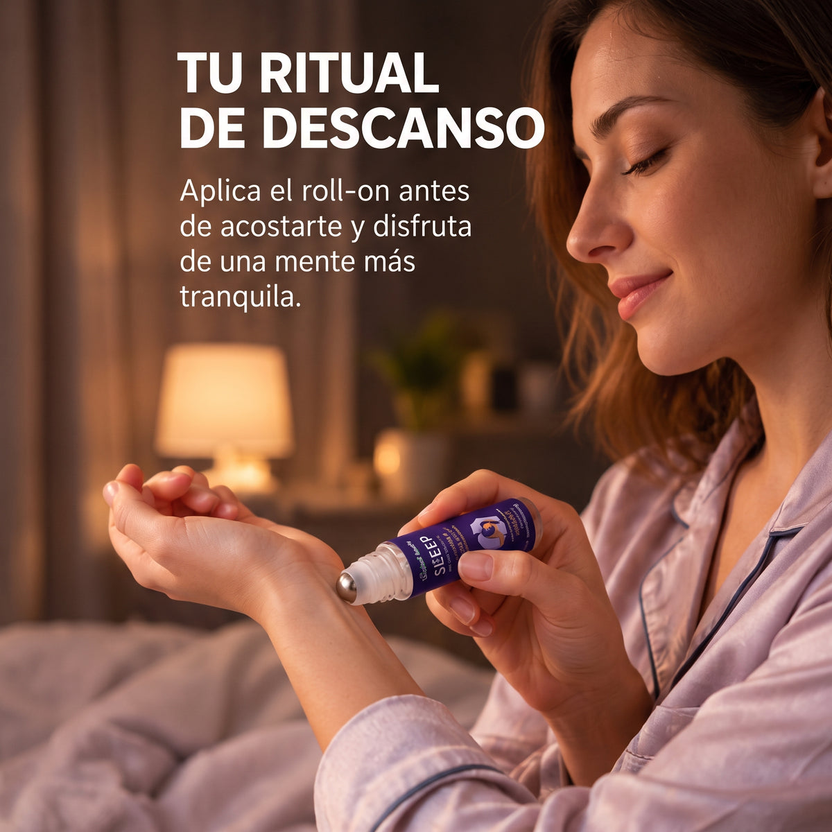Sleep Roll-On Pro Aceite Esencial de Aromaterapia Vegetal para Dormir 🌙💜✨