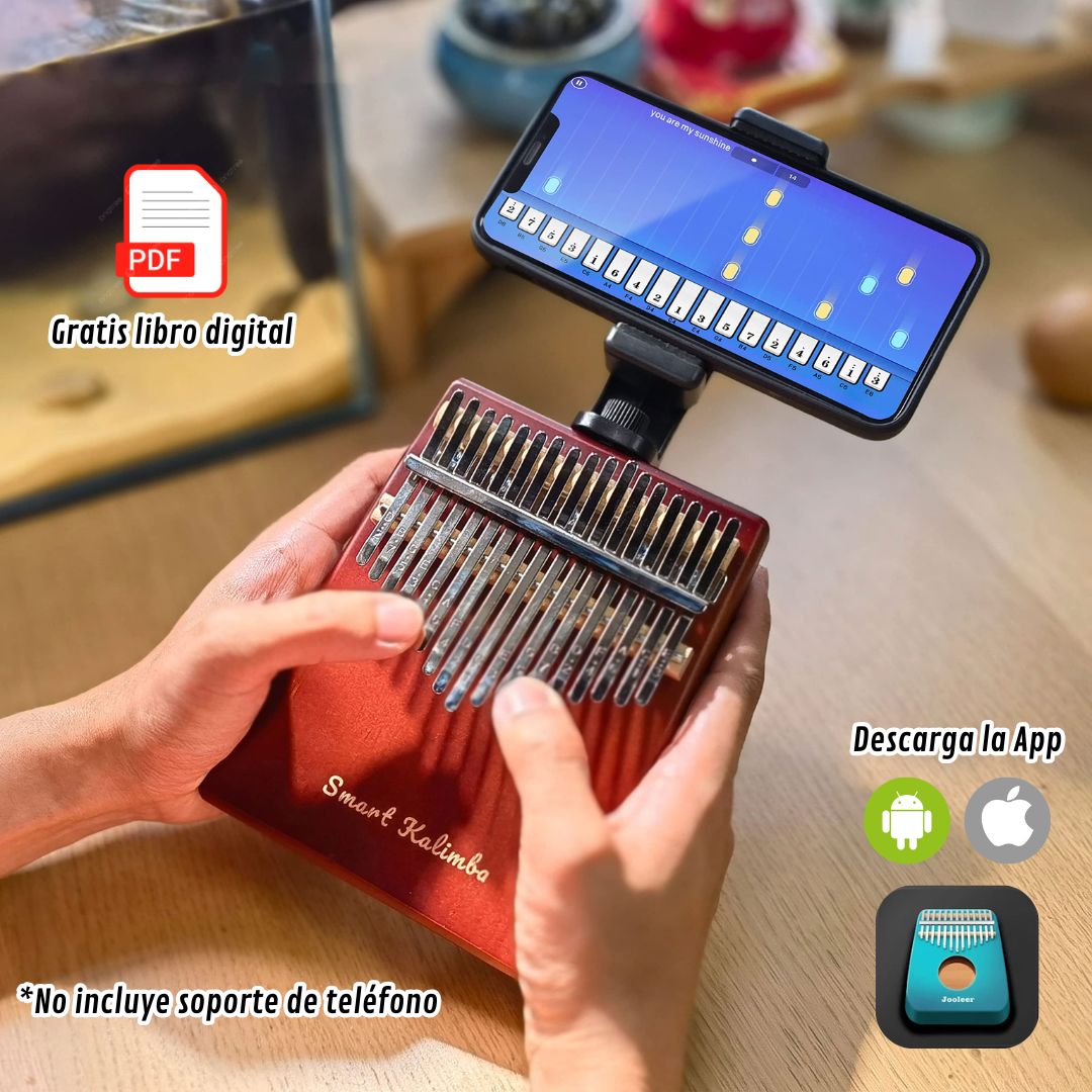 Kalimba 17 teclas con App Musical🎶Relajación y música en tus manos (gratis eBook)