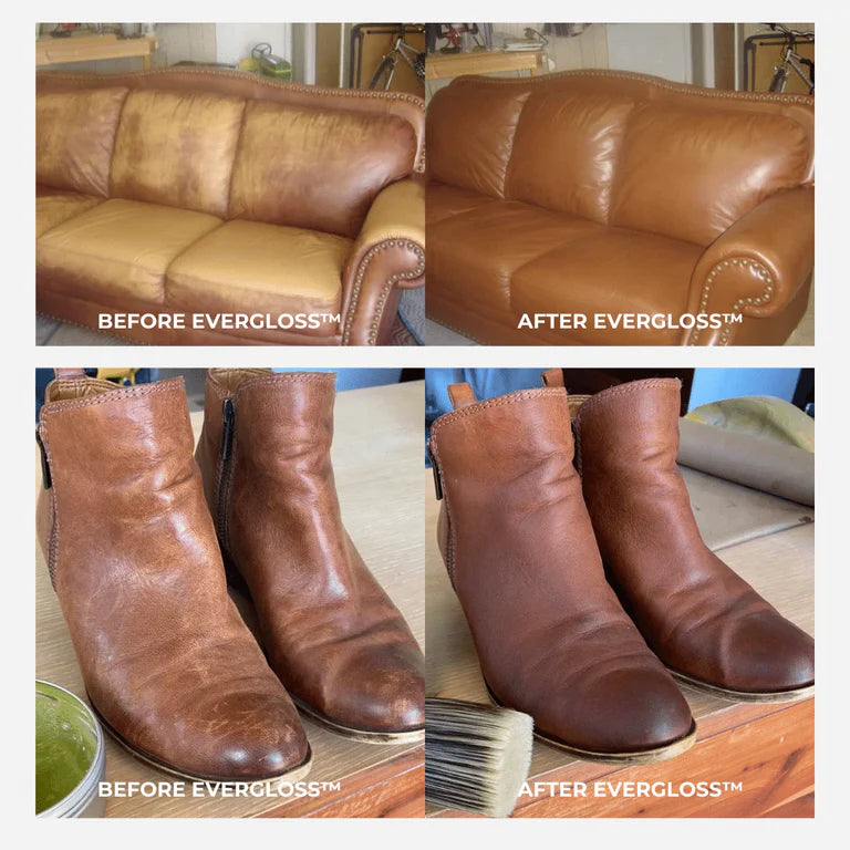 EverGloss™ Reparador de cuero y muebles + Cepillo aplicador