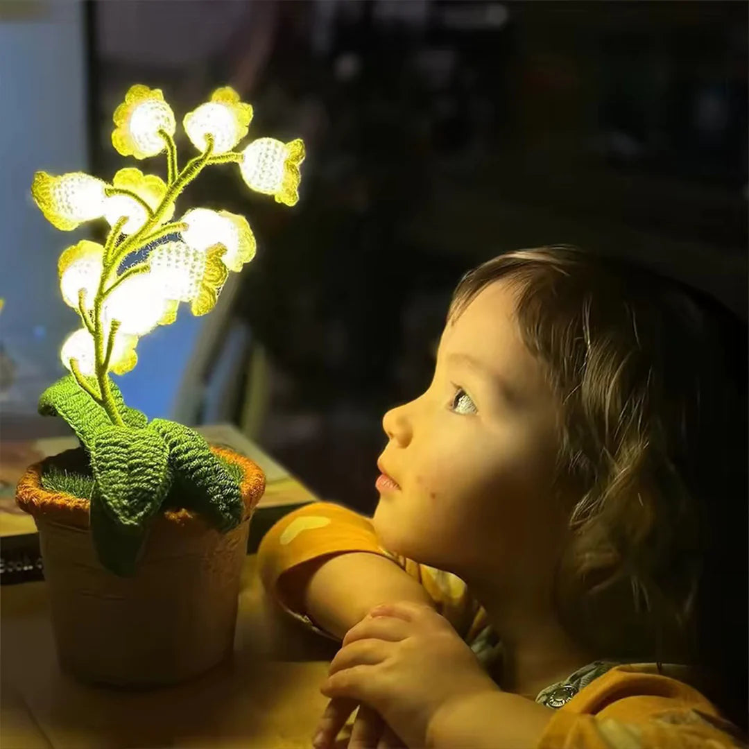 Lámpara de lirios crochet Lily Bloom™ – Encanto que ilumina