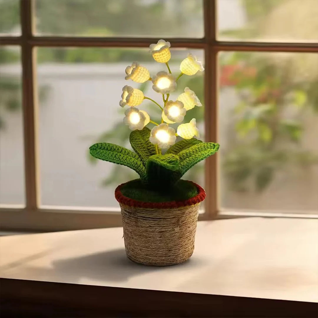 Lámpara de lirios crochet Lily Bloom™ – Encanto que ilumina