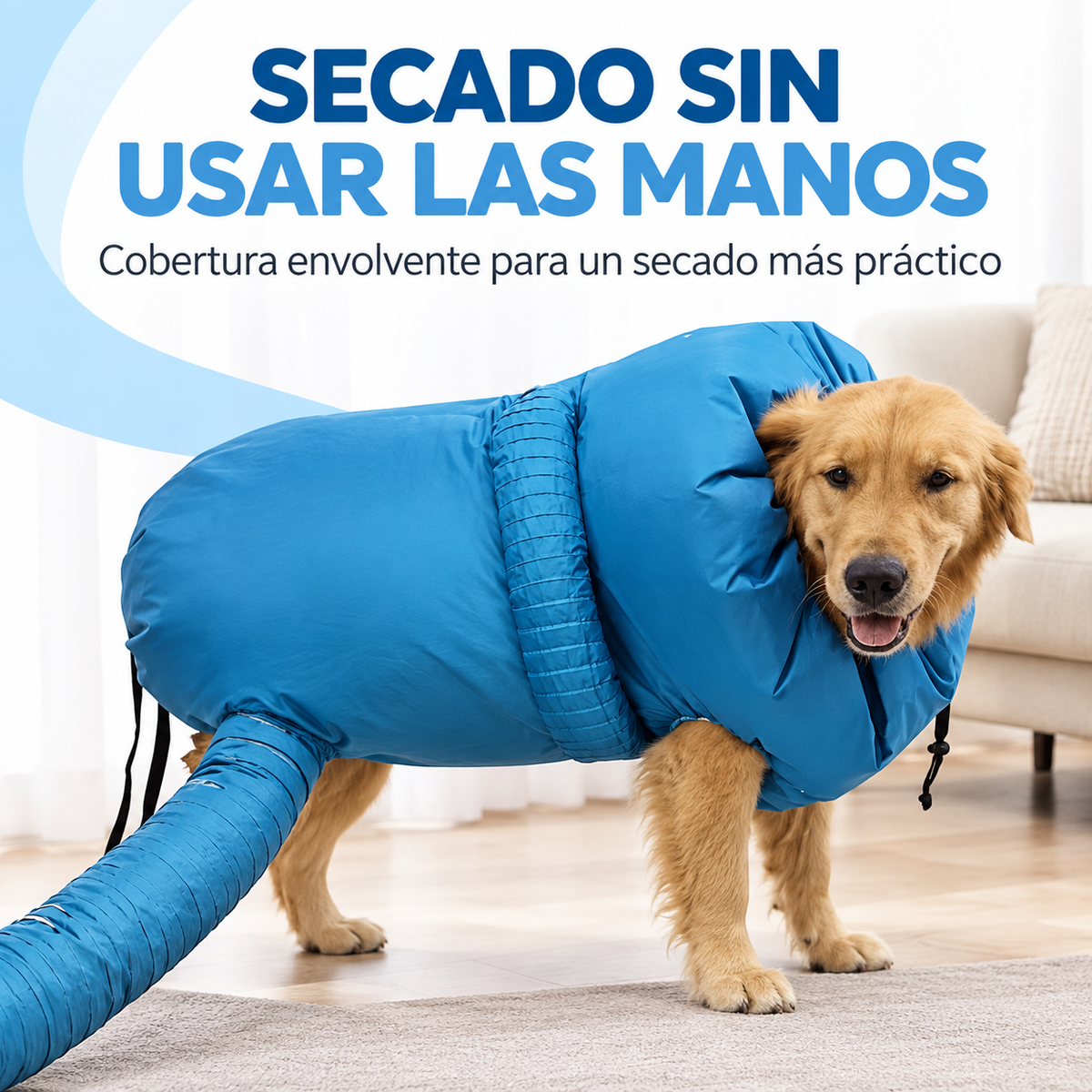 Bolsa Secadora Rápida Envolvente para Mascotas 🐶🐱
