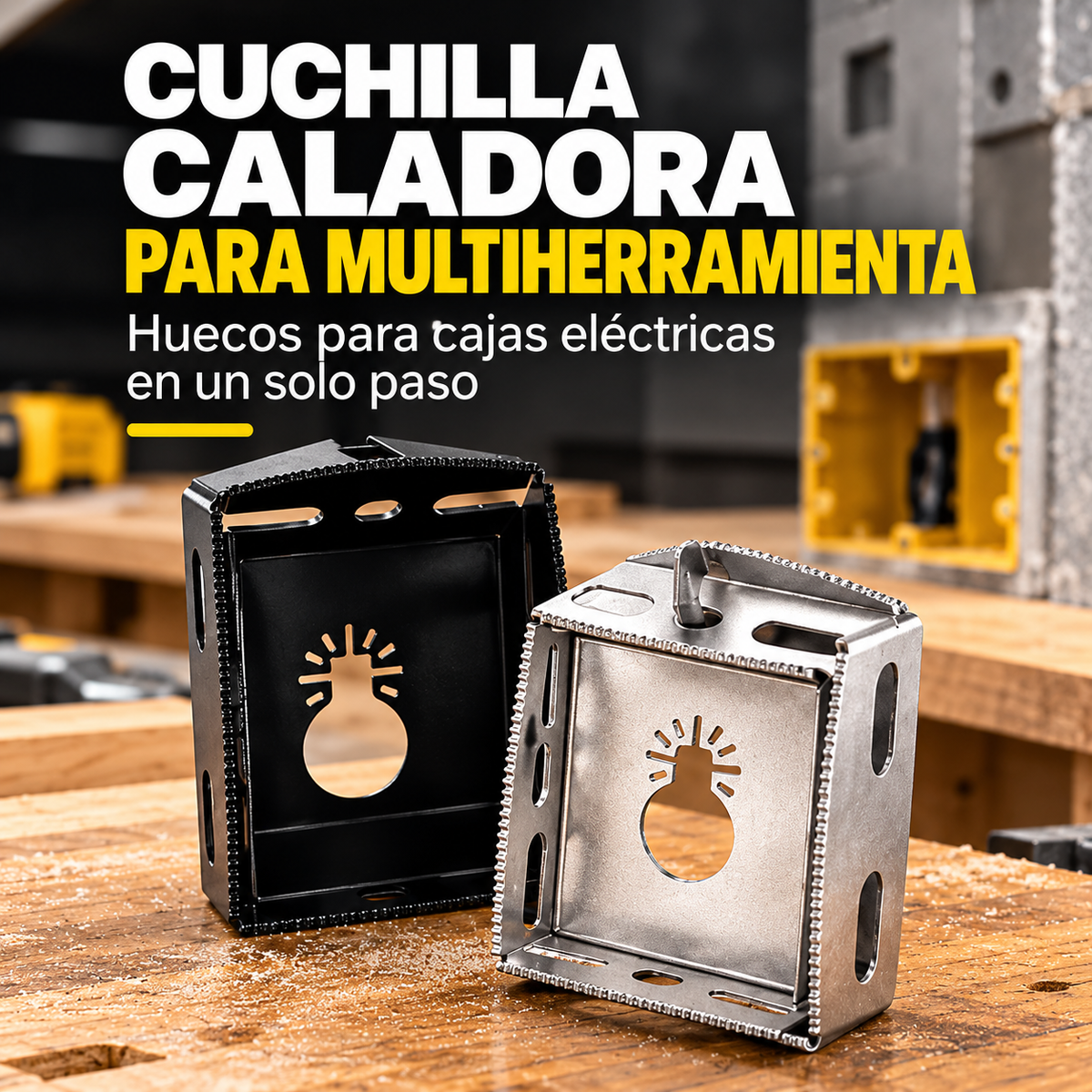 Pack Cuchillas Caladoras para Multiherramienta Oscilante ⚡🧱
