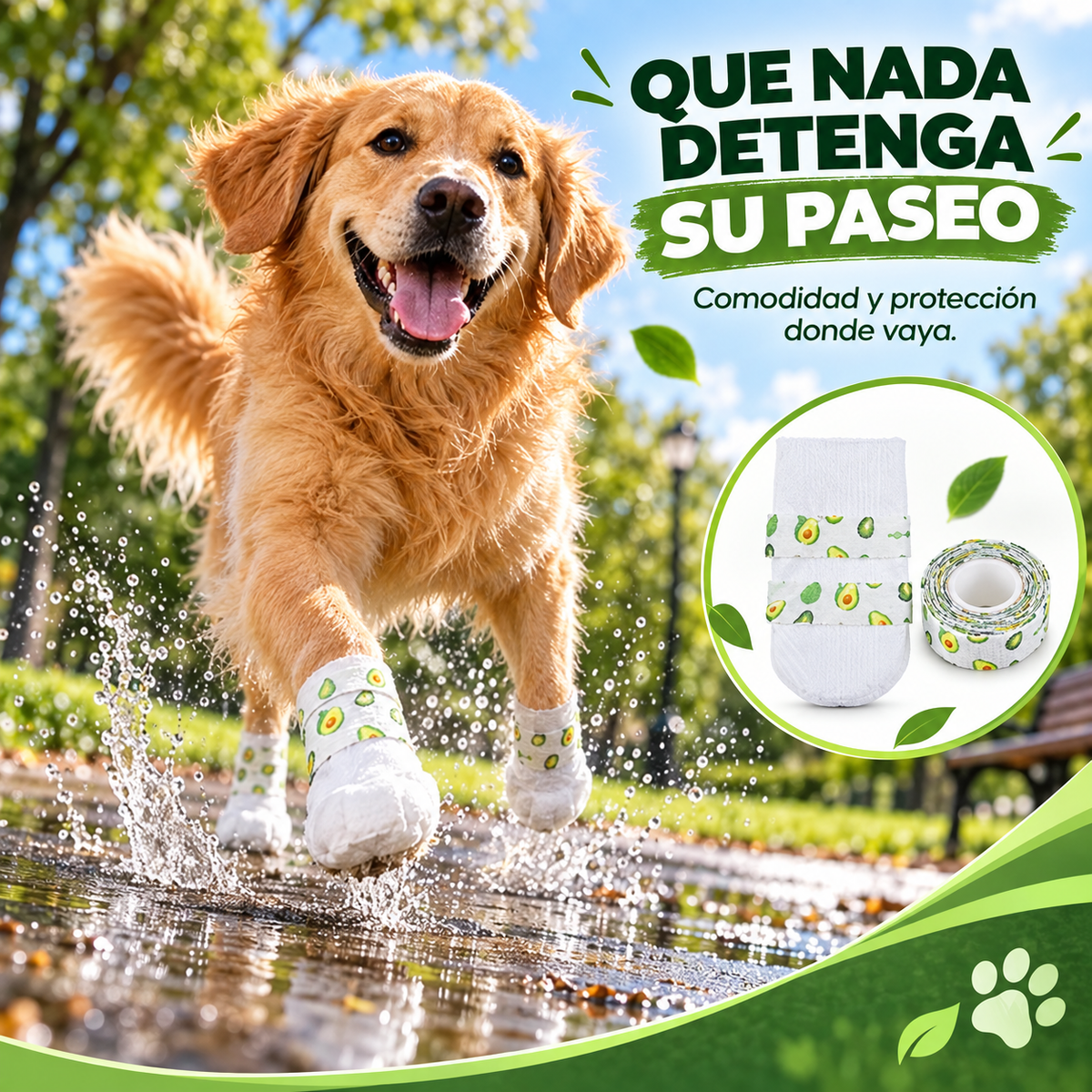 Cubrepatas Desechables Impermeables para Mascotas Pack x20 🐕🐾