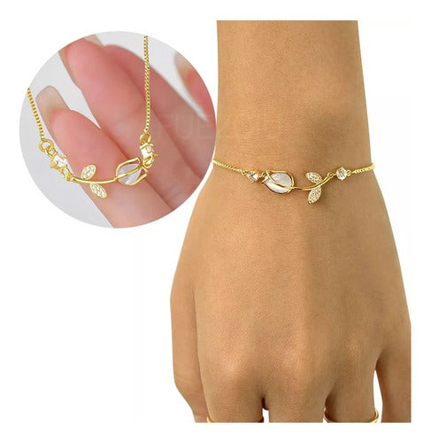 Pulsera Tulipán - Delicadeza que florece en ti