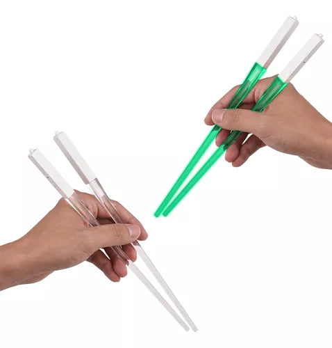 PALILLOS SABLE LUZ LED: CENA CON ESTILO