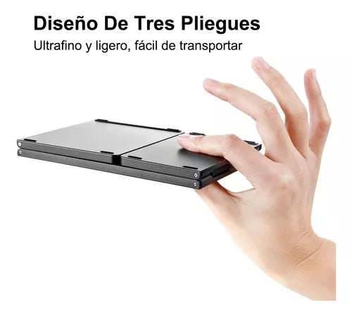 Teclado Plegable UltraSlim: Compacto, portátil y poderoso.