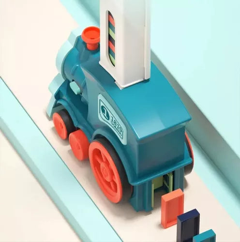 DominoTrain™ - Juego de tren automático de colocación de dominó