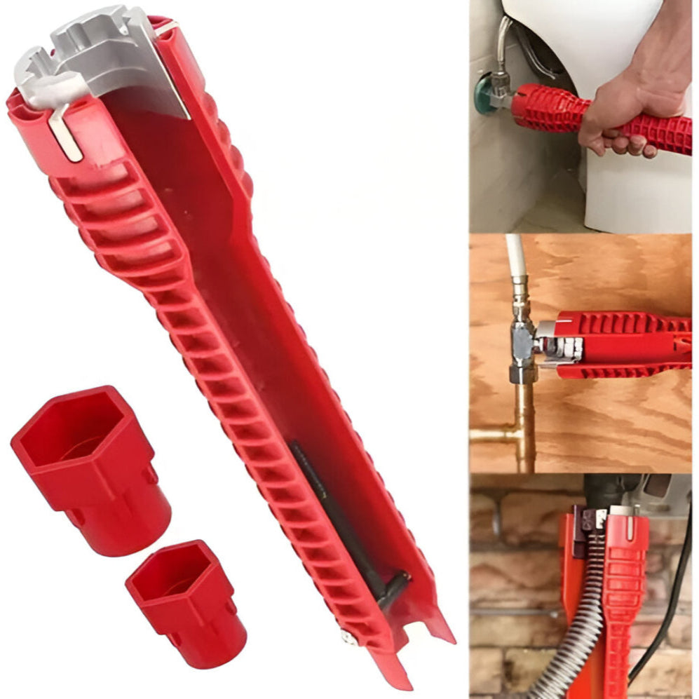 Llave MultiPro® 8 en 1 Ajusta, instala y soluciona sin complicaciones