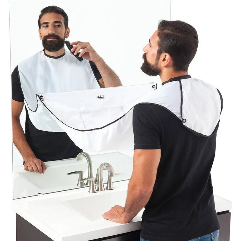 Capa delantal de barba🧔🏻No más desorden