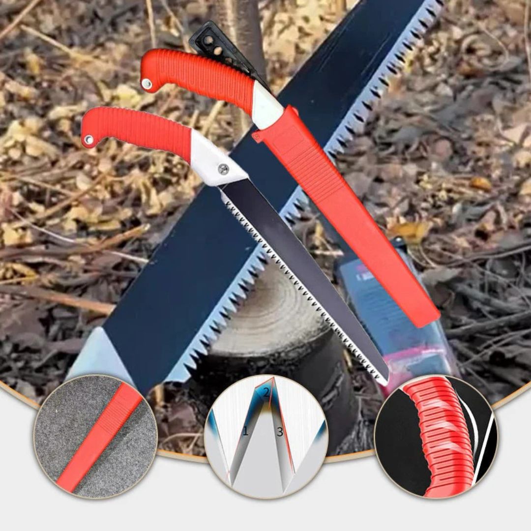 DuoCut Pro™: SET X2 SIERRAS PROFESIONALES EN ACERO SK5🪚