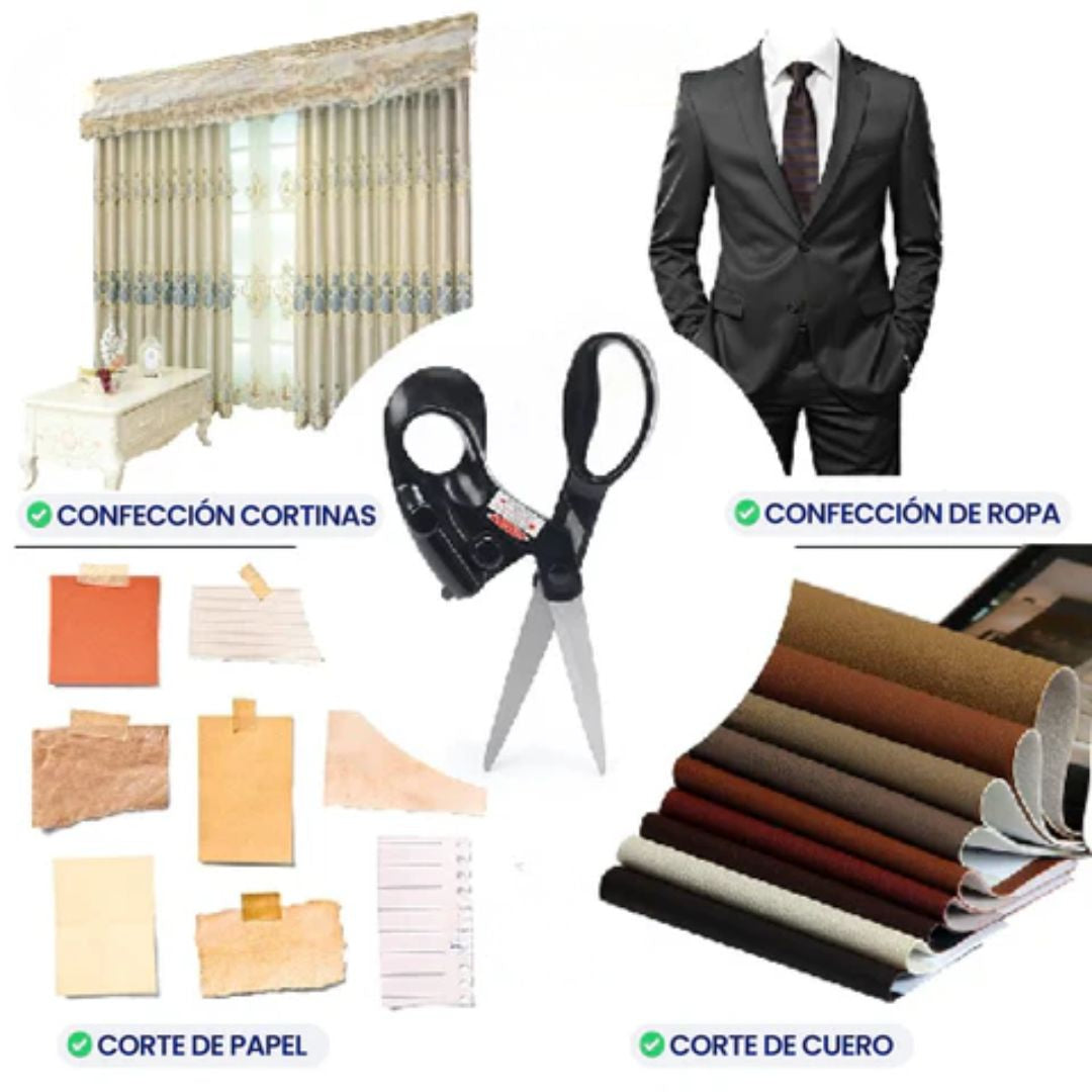 TIJERAS MULTIFUNCIONALES + guía láser para corte preciso✂️