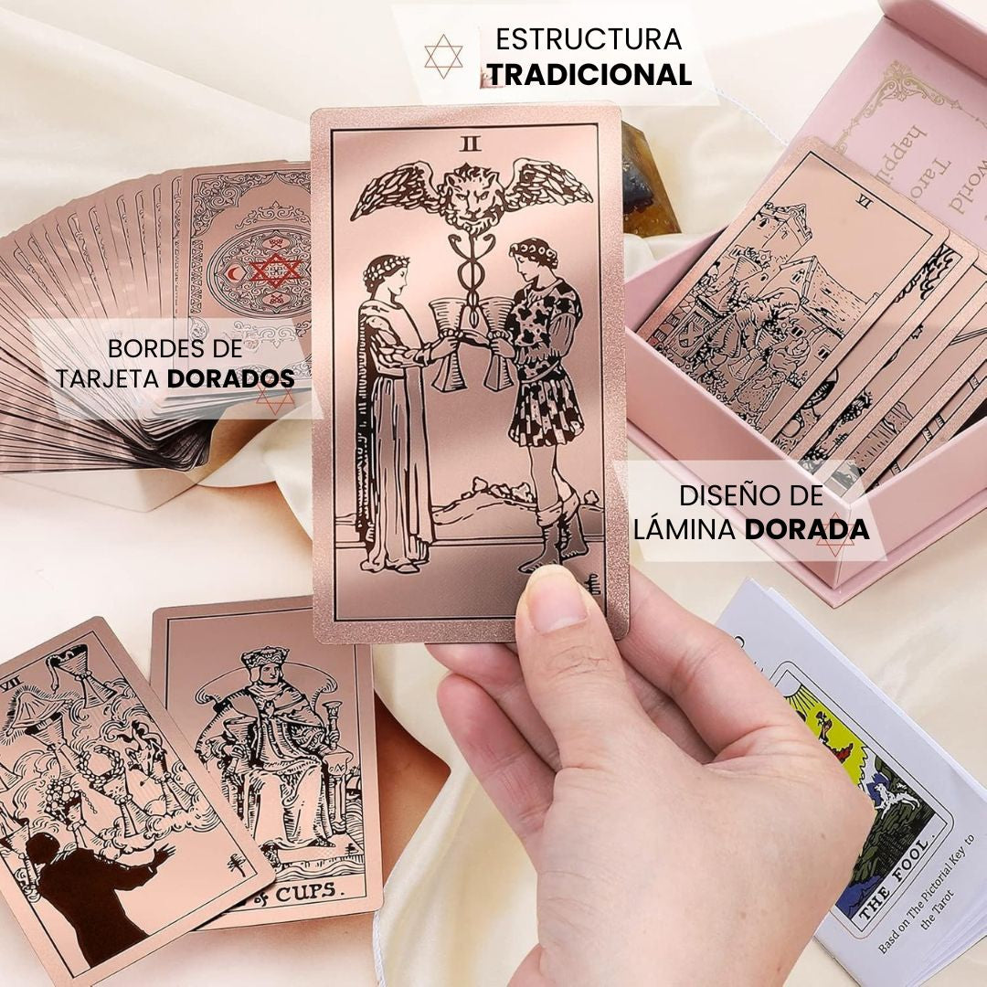 LuxePink Tarot™: LA EDICIÓN DE LUJO EN LÁMINA ROSA QUE TU DESTINO MERECE