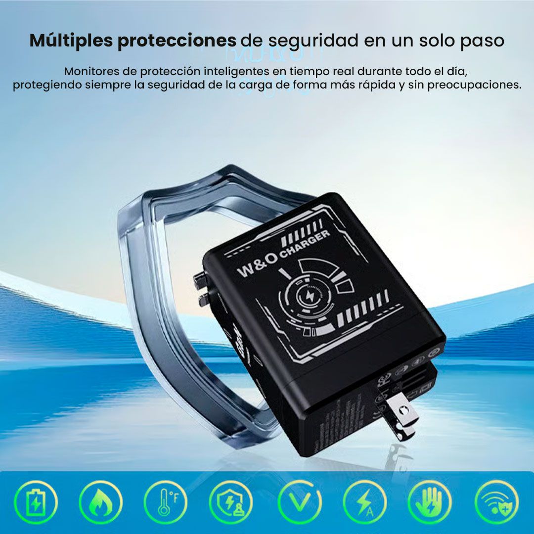 🔌Cargador retráctil pro: carga rápida 2 en 1