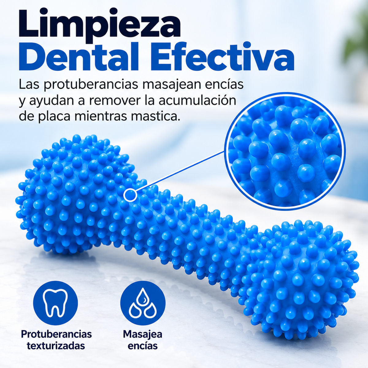 Accesorio Dental de Doble Acción para Perros 🐶🦷