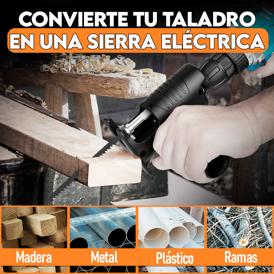 🧰🪚Adaptador de taladro eléctrico a sierra de calar