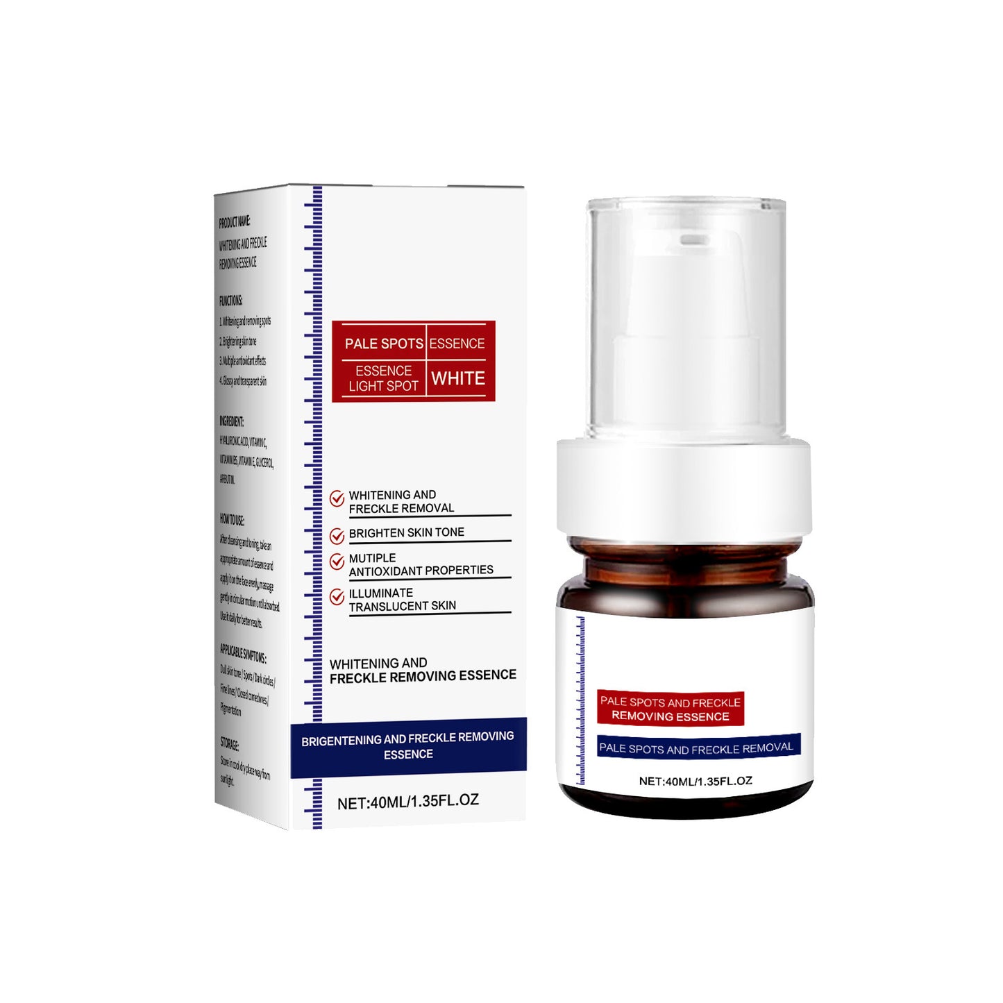 Crema facial blanqueadora para pecas, elimina el melasma y las manchas oscuras
