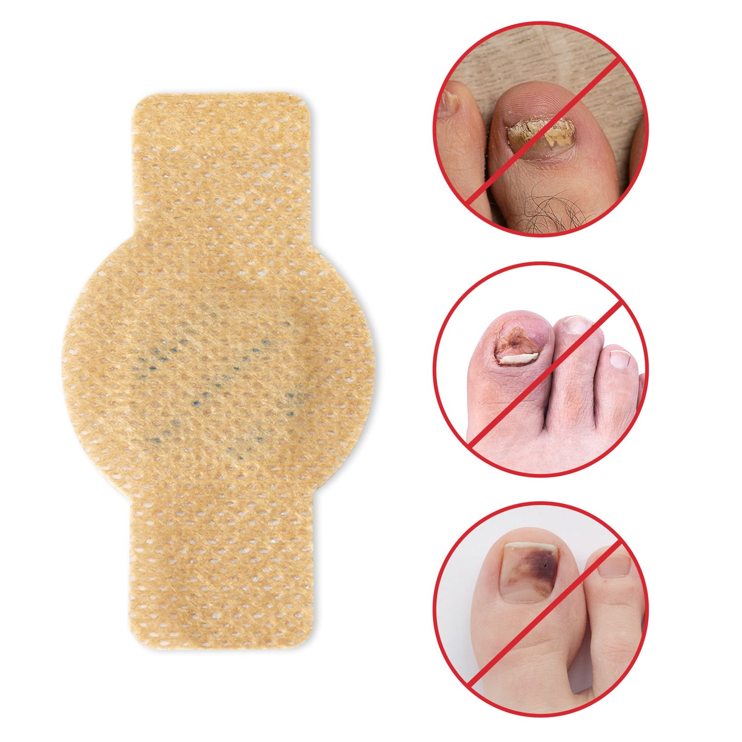 Parches Desinfectantes UltraPie x21 – Cuidado Antihongos para Uñas