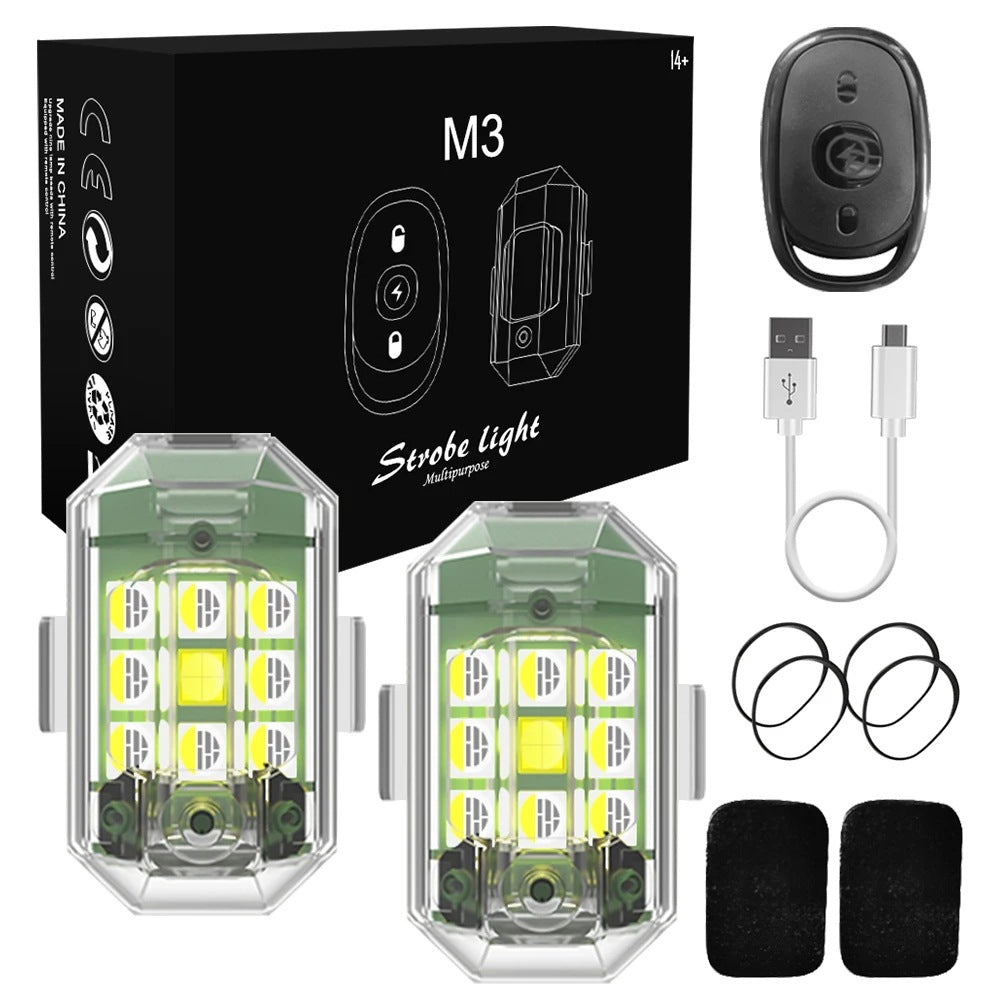 Luz LED multipropósito con control remoto Wifi Pack x2 unidades