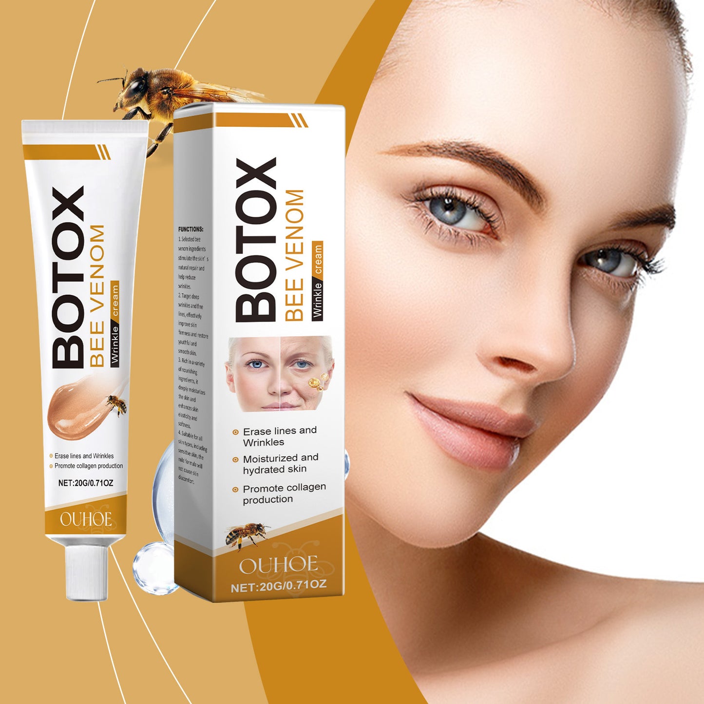 Crema Reafirmante BotoxLax™ con Veneno de Abeja