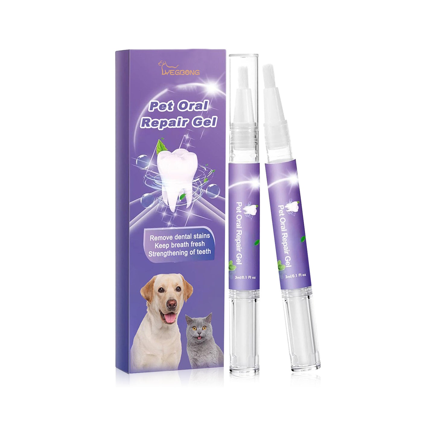 Gel Reparador Bucal para Mascotas – MuzzleGlow (Paga 1 lleva 2)