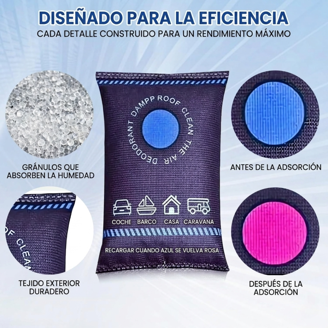 PACK X2 BOLSAS PURIFICADORAS: Carbón Activado de Alta Densidad (200g c/u)💨