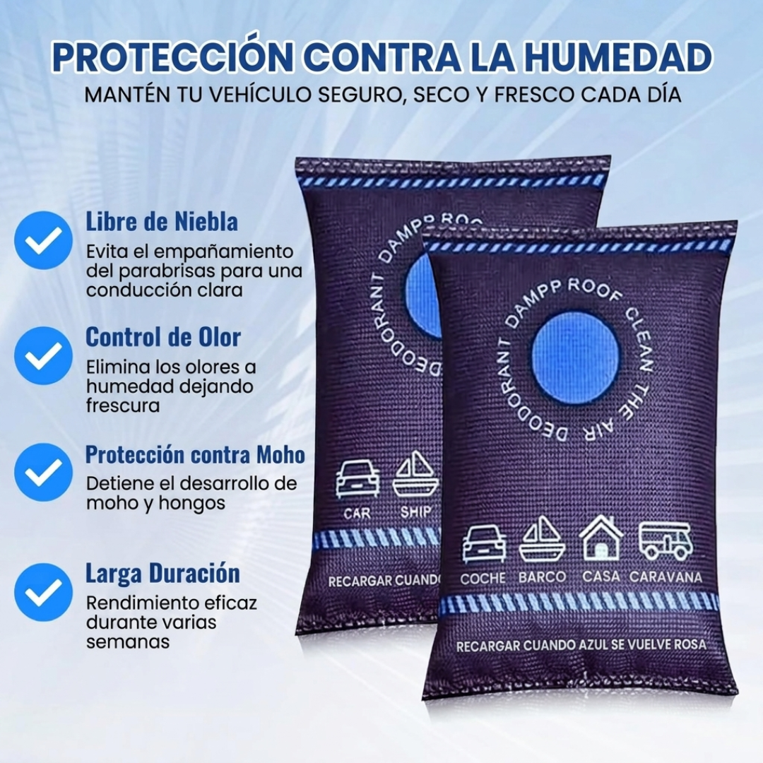 PACK X2 BOLSAS PURIFICADORAS: Carbón Activado de Alta Densidad (200g c/u)💨