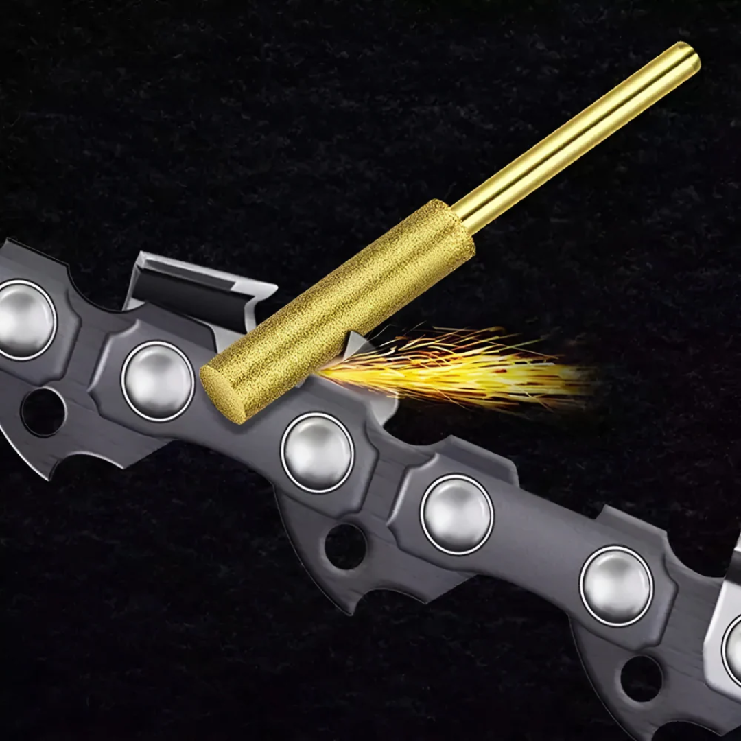 SET PROFESIONAL DE AFILADO X6: Cabezales de Diamante y Titanio para Motosierras🪚🧰