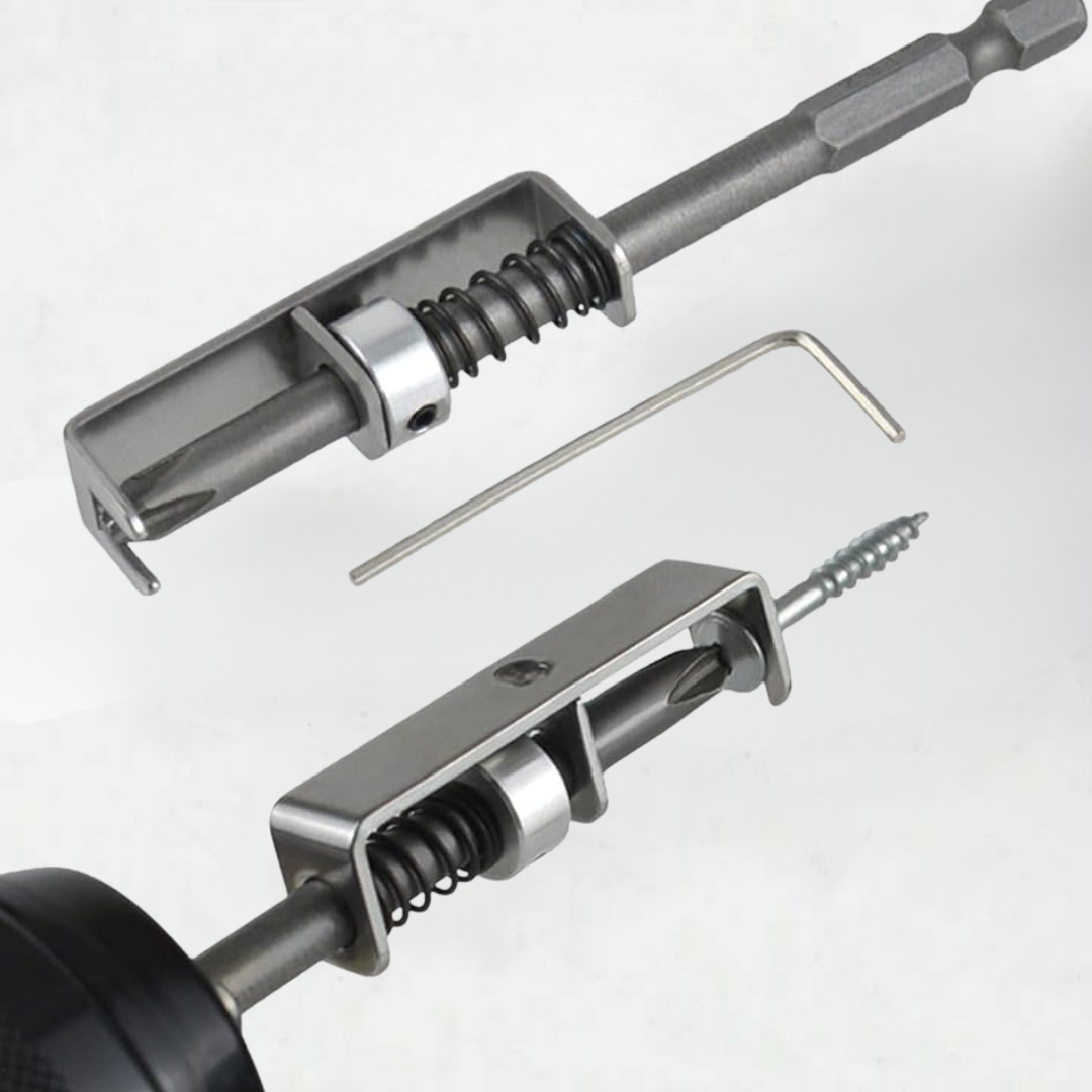 PACK X2 PUNTAS DE PRECISIÓN: Sistema de Retención Automática mediante Resorte🪚🧰