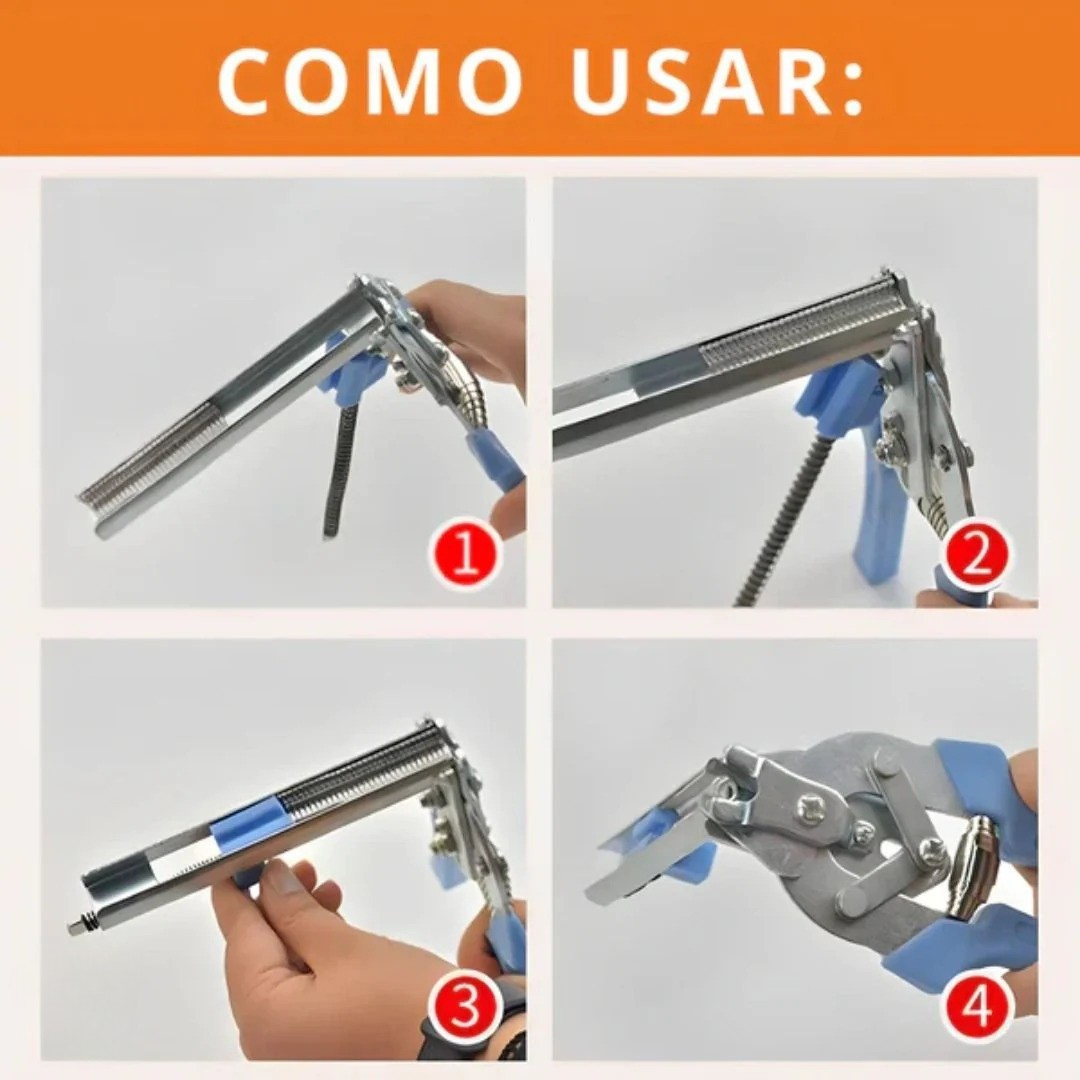 PINZA ENGRAMPADORA™ + Kit de 600 Grapas🧰⚙️