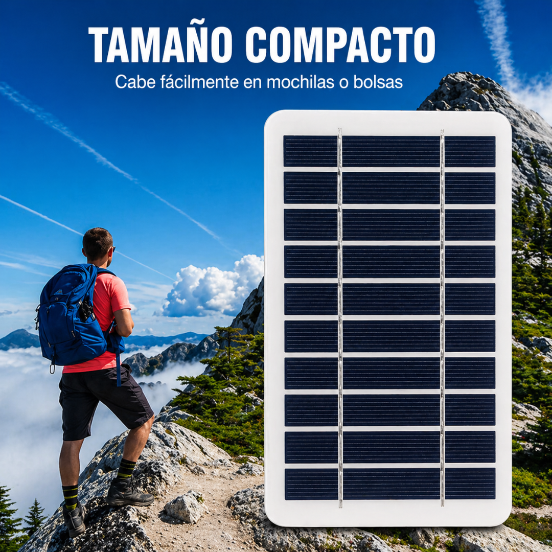 Micro-Panel Solar Flexible Pro | Energía Portátil de 5V☀️🪫